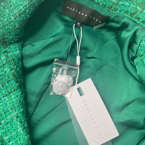 Green tweed blazer - Picture 6 of 6